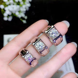 Latest design Silver Moissanite Diamond Men's ring - Rings Universe