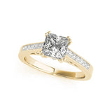 Excellent 1.25 ct Princess Cut SONA Diamond Ring - Rings Universe