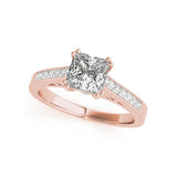 Excellent 1.25 ct Princess Cut SONA Diamond Ring - Rings Universe