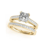 Excellent 1.25 ct Princess Cut SONA Diamond Ring - Rings Universe