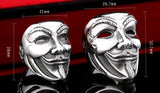 V for vendetta Men Biker Ring - ringsuniverse