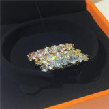 2021 4mm AAAA Simulated Diamond Eternity Rings - ringsuniverse