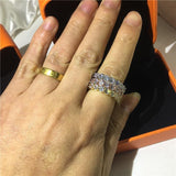 2021 4mm AAAA Simulated Diamond Eternity Rings - ringsuniverse