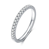 Elegant VVS1 Moissanite Diamonds Eternity Wedding Ring - Rings Universe