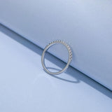 Elegant VVS1 Moissanite Diamonds Eternity Wedding Ring - Rings Universe