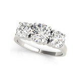 Luxury Round Cut Shiny SONA Diamond 1 Ct. Center Stone Ring - Rings Universe