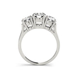 Luxury Round Cut Shiny SONA Diamond 1 Ct. Center Stone Ring - Rings Universe