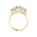 Luxury Round Cut Shiny SONA Diamond 1 Ct. Center Stone Ring - Rings Universe