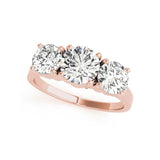 Luxury Round Cut Shiny SONA Diamond 1 Ct. Center Stone Ring - Rings Universe