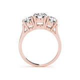 Luxury Round Cut Shiny SONA Diamond 1 Ct. Center Stone Ring - Rings Universe