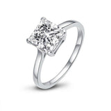 3.0 Carat Elegant Princess Cut Lab Diamond Luxury Wedding Ring - Rings Universe