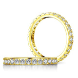 Simple Geometric Stackable Simulated Diamond Engagement Ring - ringsuniverse