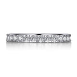 Simple Geometric Stackable Simulated Diamond Engagement Ring - ringsuniverse