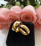 Dome Band High Polish Gold Wedding Rings for Men and Women - ringsuniverse