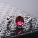Dazzling Red  AAA+ Cubic Zirconia Romantic Ring - Rings Universe