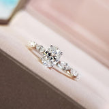 Dainty AAA Cubic Zircon Silver Color Delicate Proposal Ring - Rings Universe