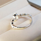 Dainty AAA Cubic Zircon Silver Color Delicate Proposal Ring - Rings Universe