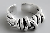 Bohemian Vintage Silver Color Bow Rings For Women - Rings Universe