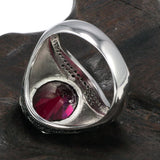 Silver Luxury Zircon Stone Retro Vintage Ring - Rings Universe