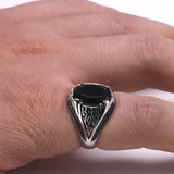 Silver Luxury Zircon Stone Retro Vintage Ring - Rings Universe