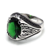 Silver Luxury Zircon Stone Retro Vintage Ring - Rings Universe