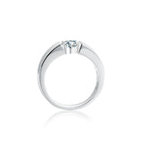 1Ct. F color Moissanite Engagement Wedding Diamond Ring - ringsuniverse