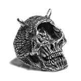 Bikers Gothic  Cyclops Skull Ring - ringsuniverse