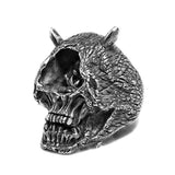 Bikers Gothic  Cyclops Skull Ring - ringsuniverse