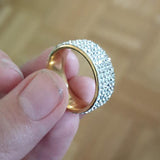 Hip Hop Full Rhinestone Iced Out Bling Ring - ringsuniverse