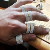 Hip Hop Full Rhinestone Iced Out Bling Ring - ringsuniverse