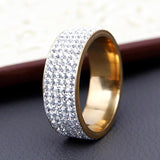 Hip Hop Full Rhinestone Iced Out Bling Ring - ringsuniverse