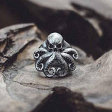 Octopus Skull Punk Stainless Steel Seaman Ring - Rings Universe