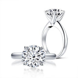 Lovely 2.5 Ct Round Lab Diamond Luxury Ring - Rings Universe