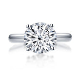 Lovely 2.5 Ct Round Lab Diamond Luxury Ring - Rings Universe