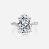Terrific 5 Carat Four Prong Solitaire Lab Diamond Ring - Rings Universe