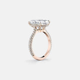 Terrific 5 Carat Four Prong Solitaire Lab Diamond Ring - Rings Universe