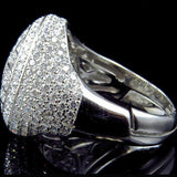 Iced Out Cubic Zircon Round Ring for Men - ringsuniverse