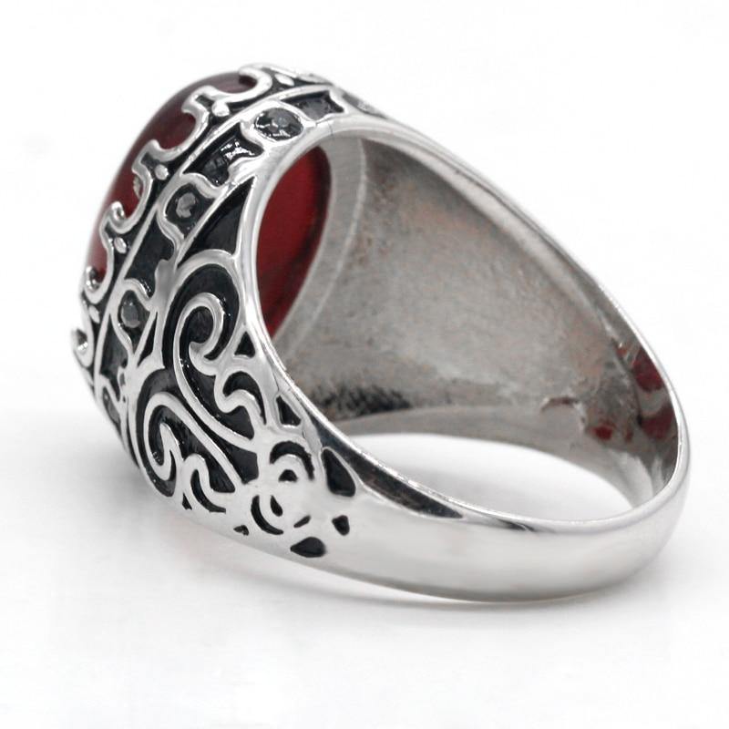 RED STONE RING | Rebeka jewelry | Rebekajewelry