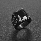 Odin Symbol Norse Viking Signet Ring - ringsuniverse