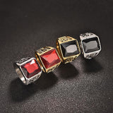 Odin Symbol Norse Viking Signet Ring - ringsuniverse