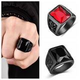 Odin Symbol Norse Viking Signet Ring - ringsuniverse