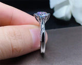 Authentic Silver 1.0ct AAA+ Quality CZ Diamond Ring - ringsuniverse