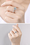 Authentic Silver 1.0ct AAA+ Quality CZ Diamond Ring - ringsuniverse