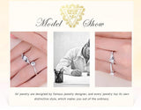 Adorable AAA+ CZ Diamonds Princess Cut Promise Ring - Rings Universe