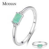 Luxury Silver Green Tourmaline Fashion Fine Jewelry Ring - Rings Universe