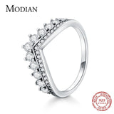 Fashion AAA+ Quality CZ Diamonds Crown Ring - Rings Universe