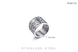 New Stainless Steel Hollow Branch Flower Gold Color Ring - Rings Universe