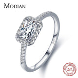 Sparkling Clear AAA+ Quality CZ Diamonds Engagement Ring - Rings Universe