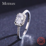 Sparkling Clear AAA+ Quality CZ Diamonds Engagement Ring - Rings Universe