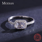 Sparkling Clear AAA+ Quality CZ Diamonds Engagement Ring - Rings Universe